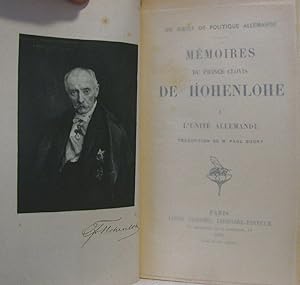 Mémoires du prince clovis de Hohenlohe