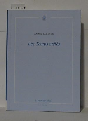 Image du vendeur pour Les temps mls mis en vente par Librairie Albert-Etienne