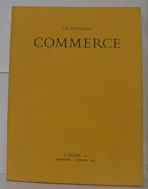 Le Nouveau Commerce cahier 20