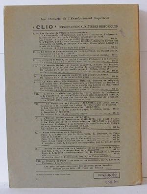 Seller image for Clio Introduction Aux Etudes Historiques : Le XVIe Sicle for sale by Librairie Albert-Etienne