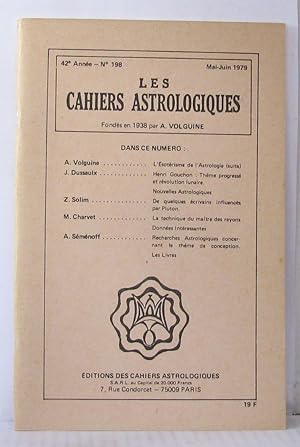 Les cahiers astrologiques N°198