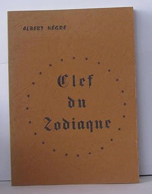 Bild des Verkufers fr Clef du zodiaque zum Verkauf von Librairie Albert-Etienne