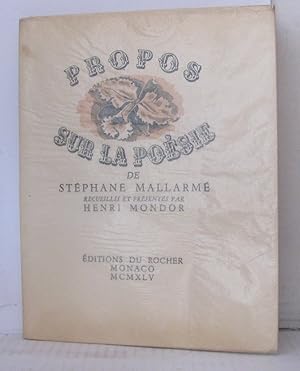 Seller image for Propos sur la posie for sale by Librairie Albert-Etienne