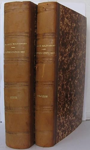 Cours d'histoire de l'antiquité a 1815 Texte + croquis ( 2 volumes )