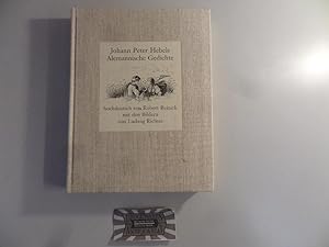 Imagen del vendedor de Johann Peter Hebels Alemannische Gedichte fr Freunde lndlicher Natur und Sitten. (Badische Buchreihe. Band 6). a la venta por Druckwaren Antiquariat