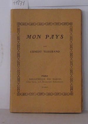 Seller image for Mon pays for sale by Librairie Albert-Etienne