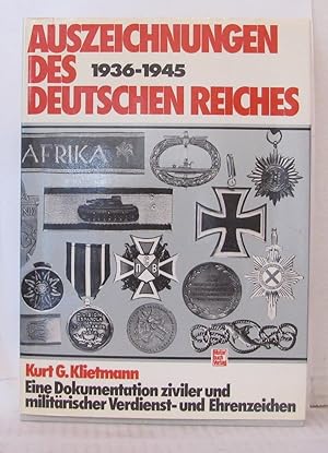 Auszeichnungen des Deutschen Reiches 1936 - 1945