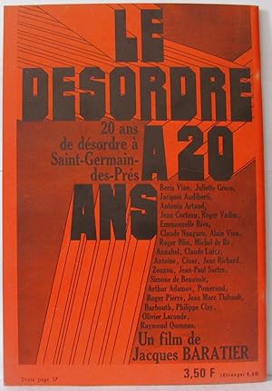 L'Avant Scène - Cinéma - N°75 Le Mur Le désordre a vingt ans