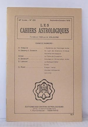 Les cahiers astrologiques N° 200