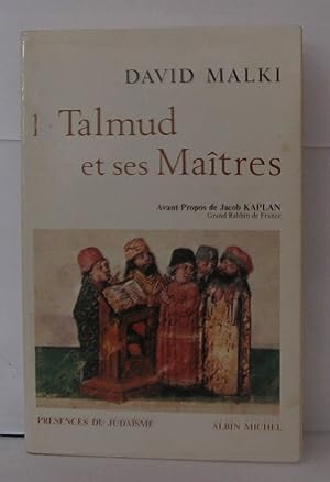 Imagen del vendedor de Talmud et ses matres a la venta por Librairie Albert-Etienne