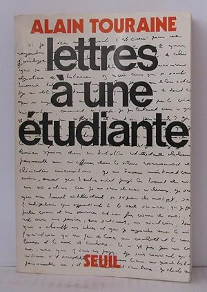 Imagen del vendedor de Lettres a une tudiante a la venta por Librairie Albert-Etienne