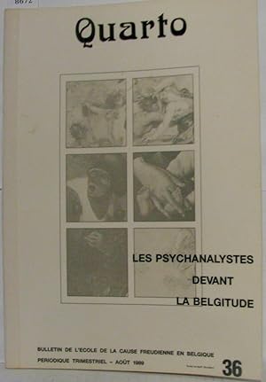 Quarto n°36 Les psychanalystes devant la Belgitude