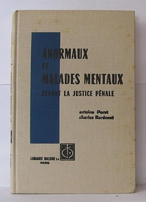 Imagen del vendedor de Anormaux et malades mentaux devant la justice pnale a la venta por Librairie Albert-Etienne