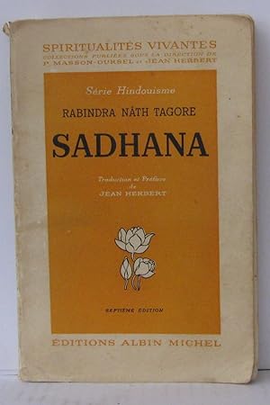 Imagen del vendedor de Sadhana a la venta por Librairie Albert-Etienne