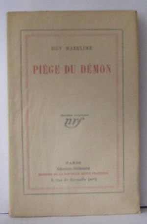 Imagen del vendedor de Pige du dmon a la venta por Librairie Albert-Etienne