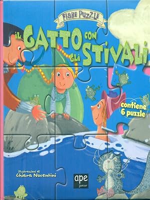 Immagine del venditore per Il gatto con gli stivali. Fiabe puzzle. Libro puzzle. Ediz. illustrata venduto da Librodifaccia