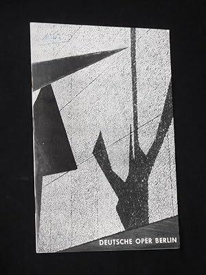 Seller image for Programmheft Deutsche Oper Berlin 1965/66. DIE HEIMLICHE EHE von Bertati, Cimarosa (Musik). Musikal. Ltg.: Lorin Maazel, Insz.: Gustav Rudolf Sellner, Bhnenbild/ Kostme: Filippo Sanjust. Mit Josef Greindl, Erika Kth, Bella Jasper, Patricia Johnson, Barry McDaniel, Donald Grobe for sale by Fast alles Theater! Antiquariat fr die darstellenden Knste