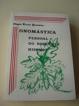 Imagen del vendedor de Onomstica persoal do noroeste hispano a la venta por GALLAECIA LIBROS