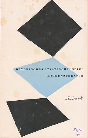 Seller image for Programmheft MARIA STUART. Trauerspiel von Friedrich Schiller 29. Mai 1955 Residenztheater Spielzeit 1954 / 55 Heft 7 for sale by Programmhefte24 Schauspiel und Musiktheater der letzten 150 Jahre