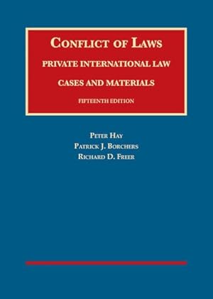 Seller image for Conflict of Laws, Private International Law, Cases and Materials for sale by GreatBookPrices