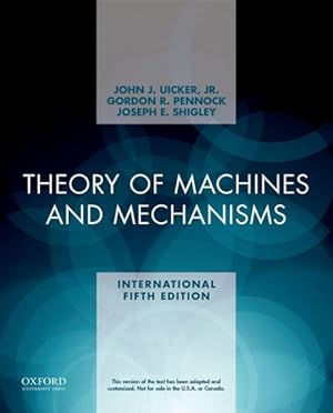 Image du vendeur pour Theory of Machines and Mechanisms mis en vente par GreatBookPrices