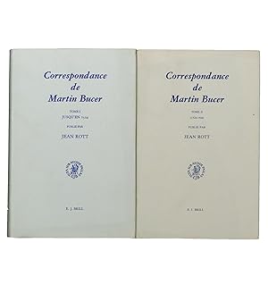 Imagen del vendedor de Correspondance de Martin Bucer. Tome I et II. a la venta por Librairie La Jument Verte