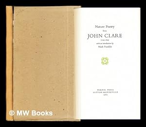 Seller image for Nature poetry from John Clare (1793-1864) / with an introduction by Mark Franklin for sale by MW Books