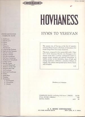 Hymn to Yerevan, op. 83. Full Score.