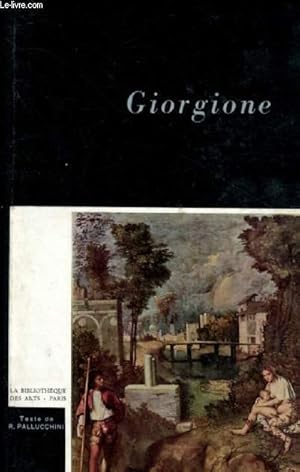 Imagen del vendedor de Giorgione a la venta por Le-Livre