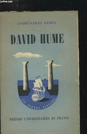 Imagen del vendedor de David Hume a la venta por Le-Livre