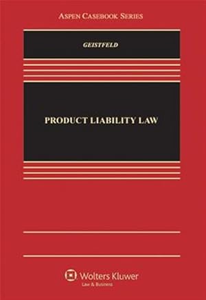 Imagen del vendedor de Product Liability Law a la venta por GreatBookPrices