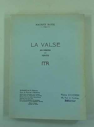 La Valse. Poème chorégraphique pour orchestre. Partition dorchestre, format de poche