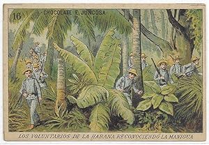 Cromo.- La guerra de Cuba. Nº-16 Chocolate Juncosa. 1920