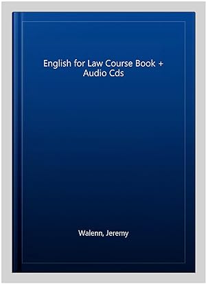 Imagen del vendedor de English for Law Course Book + Audio Cds a la venta por GreatBookPrices