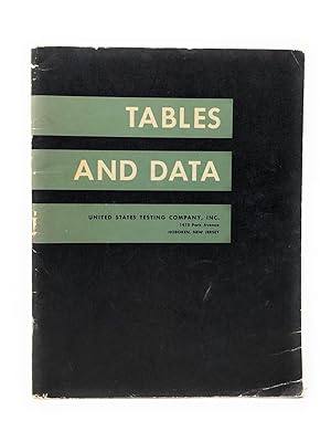 Selected Scientific and Engineering Tables and Data