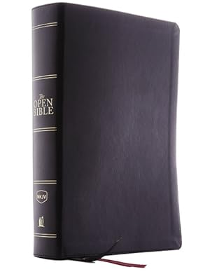 Image du vendeur pour Holy Bible : The New King James Version, Open Bible, Black, Leathersoft, Complete Reference System mis en vente par GreatBookPrices