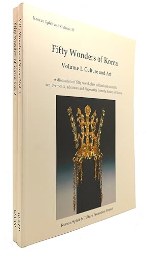 Image du vendeur pour FIFTY WONDERS OF KOREA VOLUME 1 & 2 Culture and Art, Science and Technology mis en vente par Rare Book Cellar