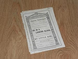 Imagen del vendedor de Opera Comique Theatre Programme: As In A Looking Glass & My Little Girl. ND a la venta por Dublin Bookbrowsers
