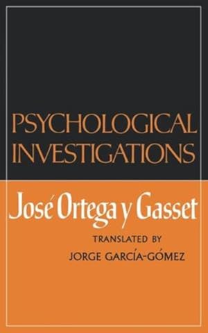 Imagen del vendedor de Psychological Investigations a la venta por GreatBookPrices