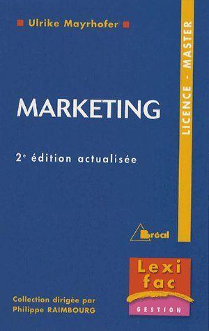 Imagen del vendedor de Marketing. licence, master a la venta por Chapitre.com : livres et presse ancienne