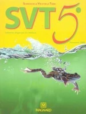 sciences de la vie et de la terre ; SVT ; 5e (édition 2016)