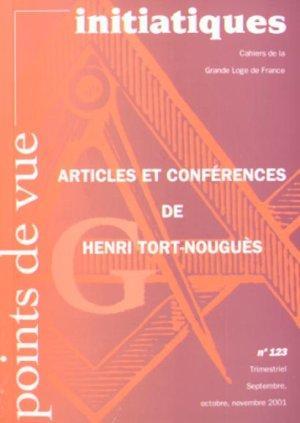 points de vue initiatiques N.123 ; articles et conférences de Henri Tort-Nouguès