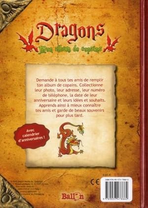 dragons ; mon album de copains