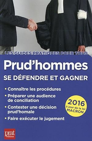 prud'hommes ; se défendre et gagner 2016