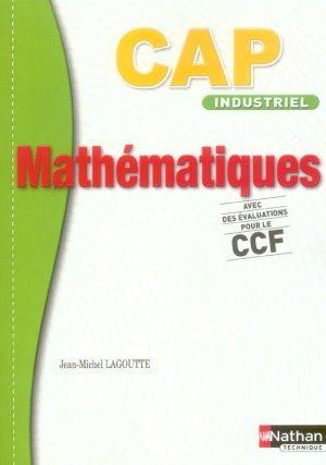 mathématiques ; CAP industriel ; pochette de l'élève (édition 2005)