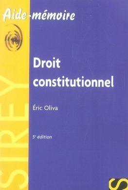 DROIT CONSTITUTIONNEL - 5E ED