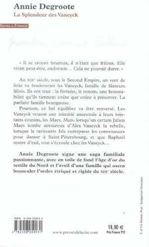 Seller image for La splendeur des Vaneyck for sale by Chapitre.com : livres et presse ancienne