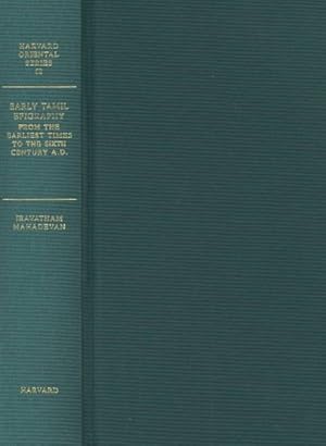 Seller image for Early Tamil Epigraphy : From the Earlist Times to the Sixth Century A.D. for sale by GreatBookPrices