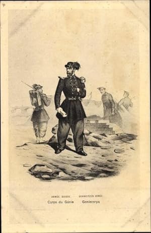 Ansichtskarte / Postkarte Schweizer Armee, Geniecorps