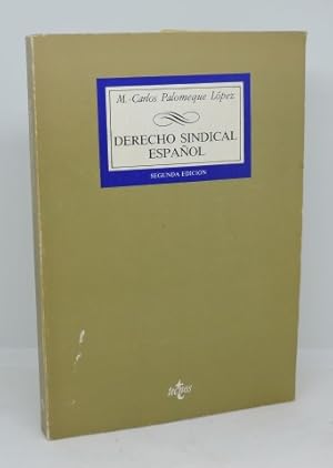 DERECHO SINDICAL ESPAÑOL